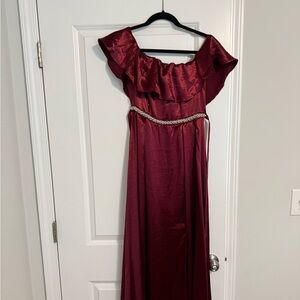 Altered State Red Formal off the shoulder dress